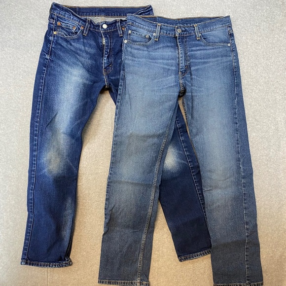 Lot of 2 Pair Levis 513 Size 32X32 Two Washes • Nice Condition - Picture 1 of 16